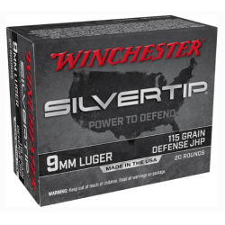 Winchester Silvertip 9mm 115GR HP