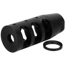 TacFire MZ1002N Compact Compensator Black Nitride Steel with 1/2