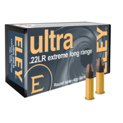 ELEY Ultra Extreme Long Range .22 LR 40gr RN – 50rd Box (ELR / NRL22 / PRS Rimfire) ~1100 FPS