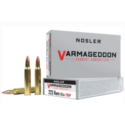 Nosler Varmageddon 223 Rem 62GR Varmageddon-Tip