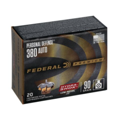 FEDERAL PREMIUM 380 ACP 90GR HYDRA-SHOK JHP 20RD 10BX/CS