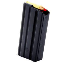 DuraMag SS 5rd 450 Bushmaster for AR-15 Black w/ Black Follower Detachable