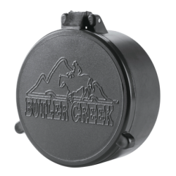 Butler Creek  Flip-Open Objective Scope Cover 39.60mm Obj. Size 15 Black Polymer