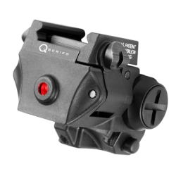 iProtec 6116 SC-R Laser Q-Series Black/Red Laser 5.0 mW Output 635nM Wavelength, Compact/Subcompact Pistols, Accessory Rail Mount