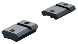 Leupold 49841 QRW Cross-Slot Base Set Matte Black Remington 700