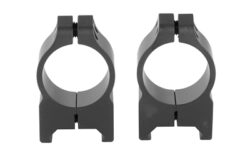 Warne 201M Maxima Vertical Ring Set Fixed For Rifle Maxima/Weaver/Picatinny Medium 1 Tube Matte Black Steel