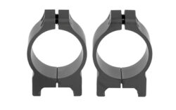 Warne 213M Maxima Vertical Ring Set Fixed For Rifle Maxima/Weaver/Picatinny Low 30mm Tube Matte Black Steel
