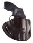 1791 Gunleather RVH1SBRR RVH1  OWB Size 01 Signature Brown Leather Belt Slide Fits S&W J Frame/Ruger LCR/S&W 38 Belt Up to 1.75 Wide Right Hand