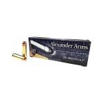 Alexander Arms AB350RSBOX Round Shoulder  50 Beowulf 350 gr, Flat Point (FP) 20 Per Box/10 Cs