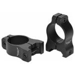 Warne V413M Vapor Scope Ring Set Fixed For Rifle Maxima/Weaver/Picatinny Low 30mm Tube Matte Black Aluminum