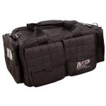 M&P Accessories 110023 Officer Tactical Range Bag made of Nylon with Black Finish, Accessory Pocket, Padded Ammo Bag, Carry Strap & Single Handgun Case 18 W x 10 H x 10 D Interior Dimensions