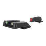 TruGlo Fiber-Optic  Black | Red Fiber Optic Front Sight Green Fiber Optic Rear Sight