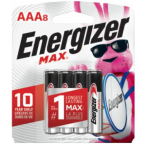 ENERGIZER MAX BATTERIES AAA 8-PACK