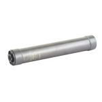 Q EL CAMINO SUPPRESSOR 22LR TITANIUM, SS BAFFLE 1/2X28 BLK