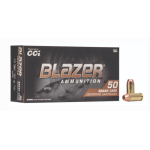 CCI Blazer Brass 40 S&W 180GR FMJ