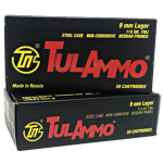 TULAMMO® Pistol Cartridge 9mm Luger 115 Grain Full Metal Ja..