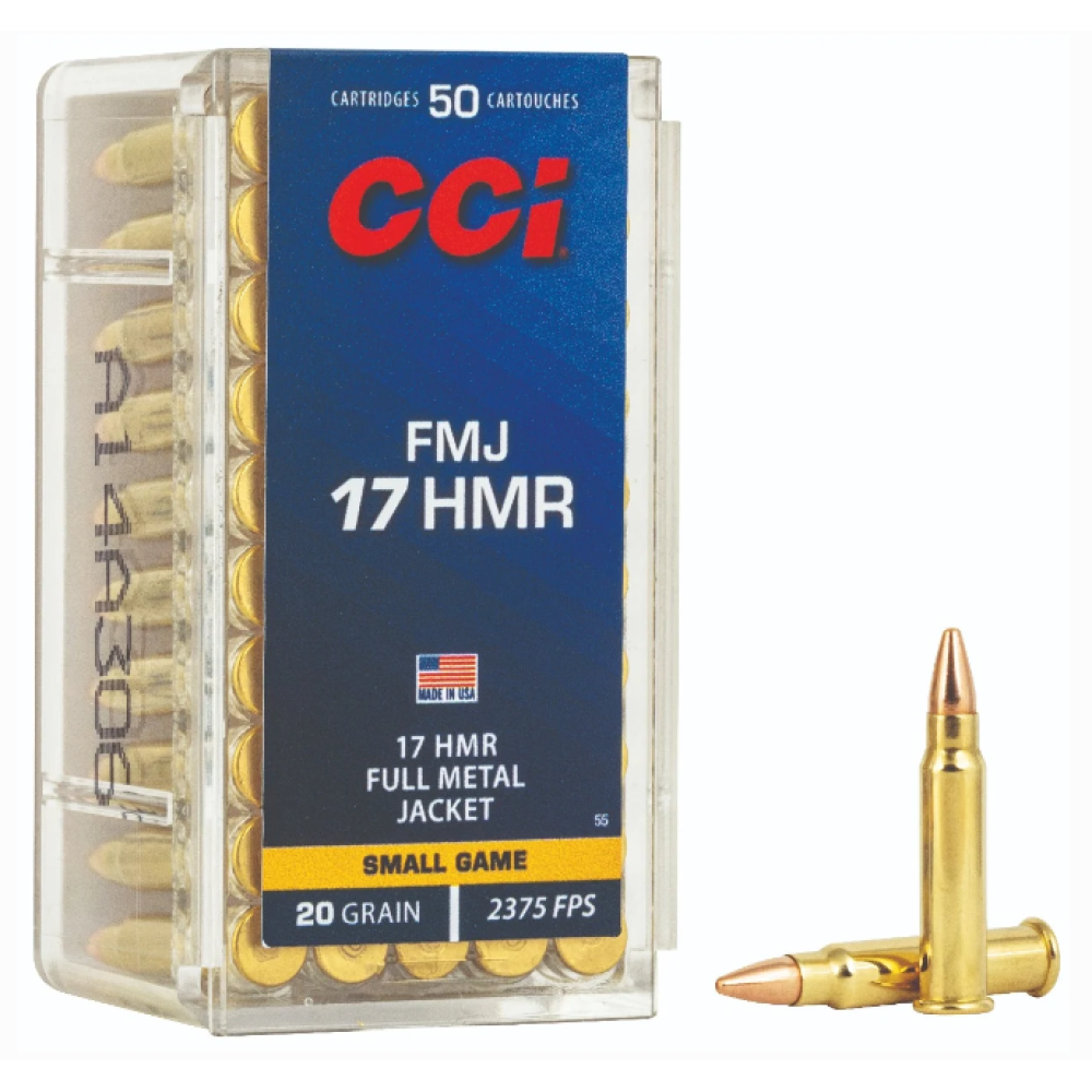 CCI SMALL GAME 17 HMR 20GR FMJ