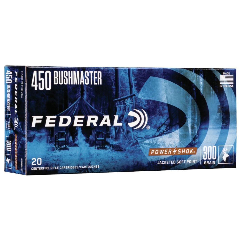 Federal Power-Shok 450 Bushmaster 300 gr Jacketed Soft Point
