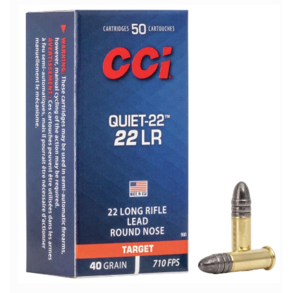 CCI TARGET/PLINKING 22 LR QUIET 40GR LRN