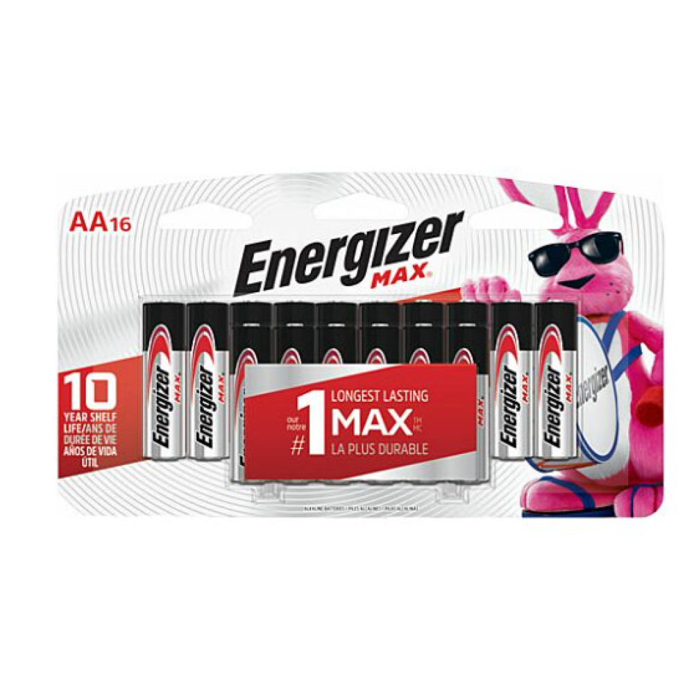 ENERGIZER MAX BATTERIES AA 16-PACK