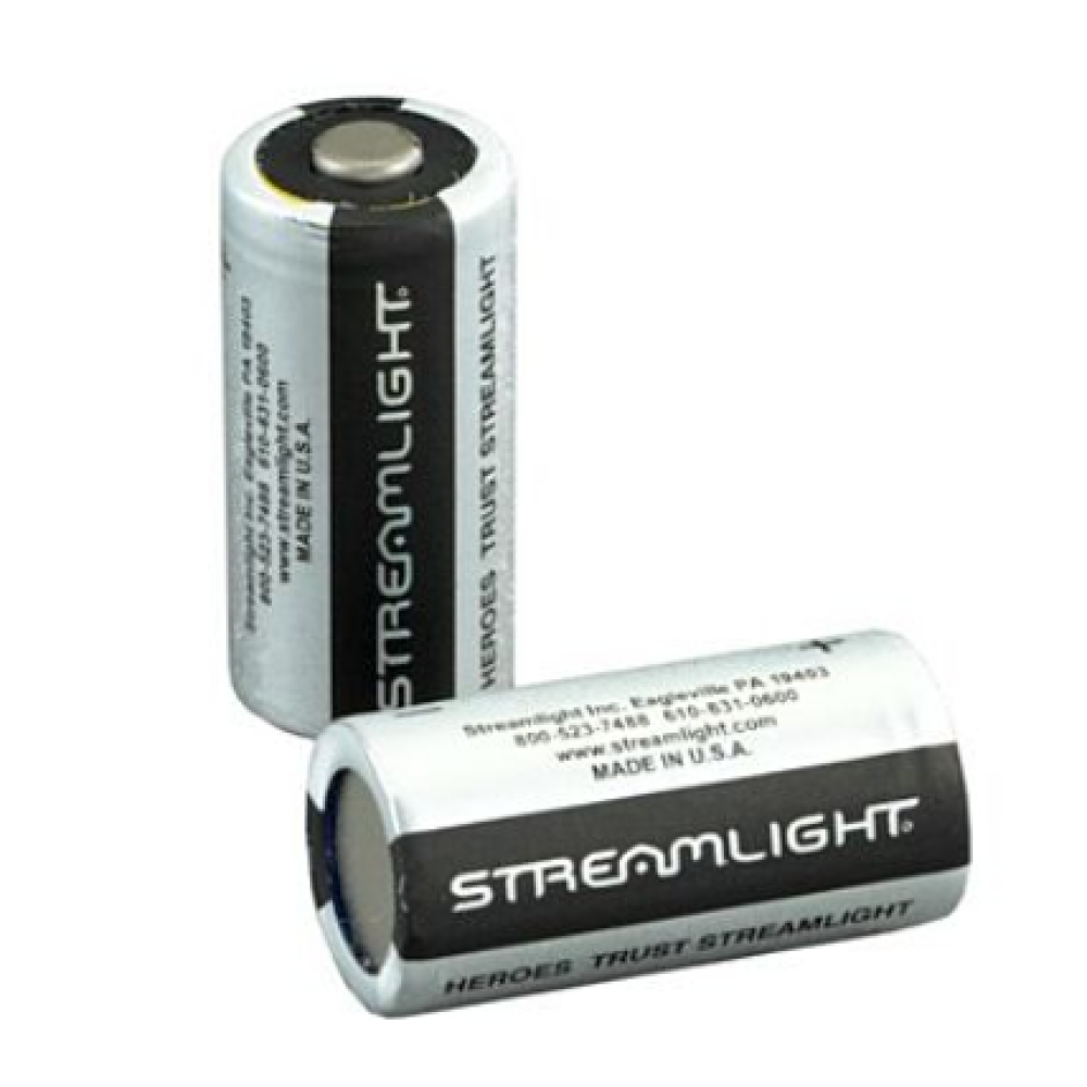 STREAMLIGHT CR123A BATTERIES LITHIUM 2-PACK