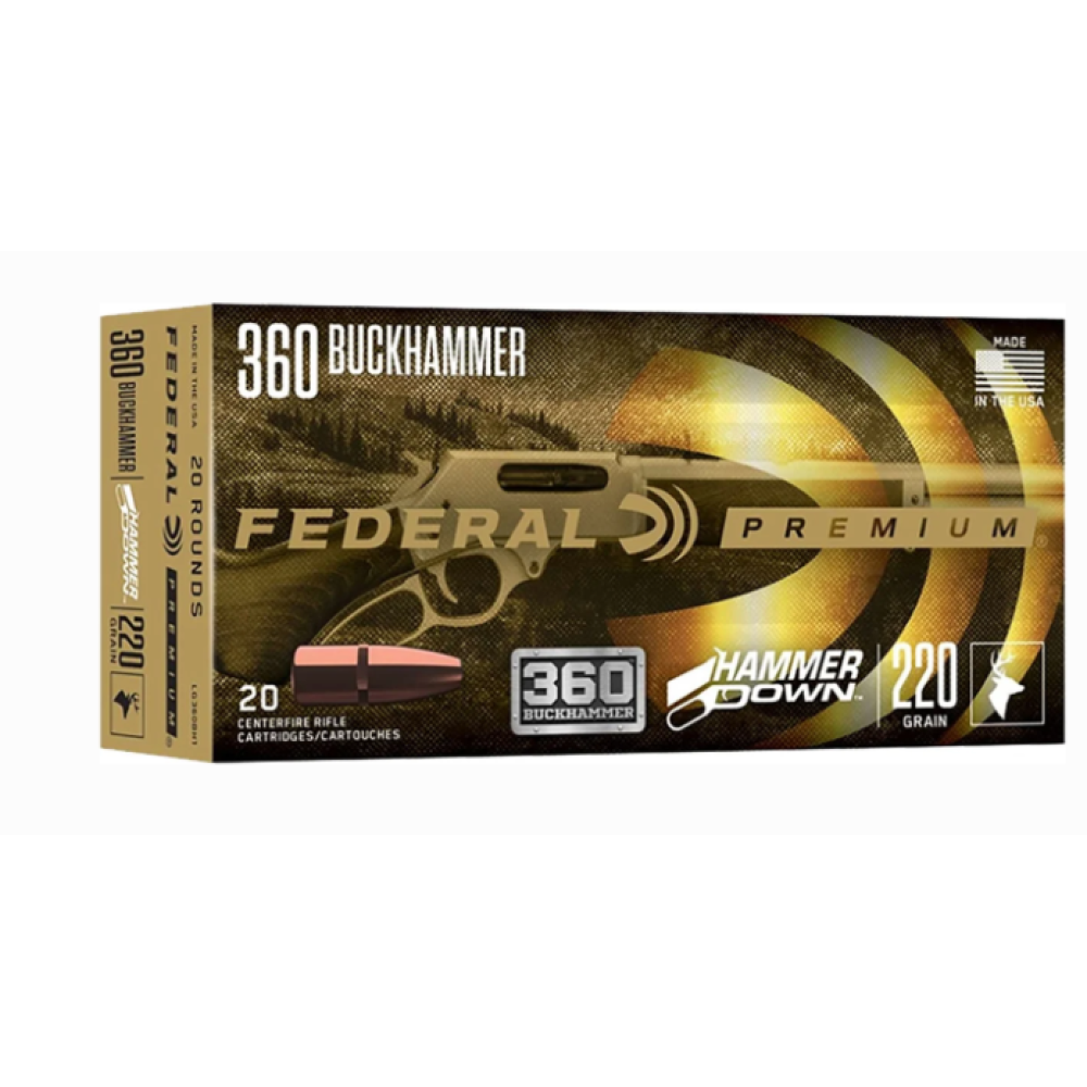 FEDERAL HAMMER DOWN 360 BUCKHAMMER 220 GRAIN SP