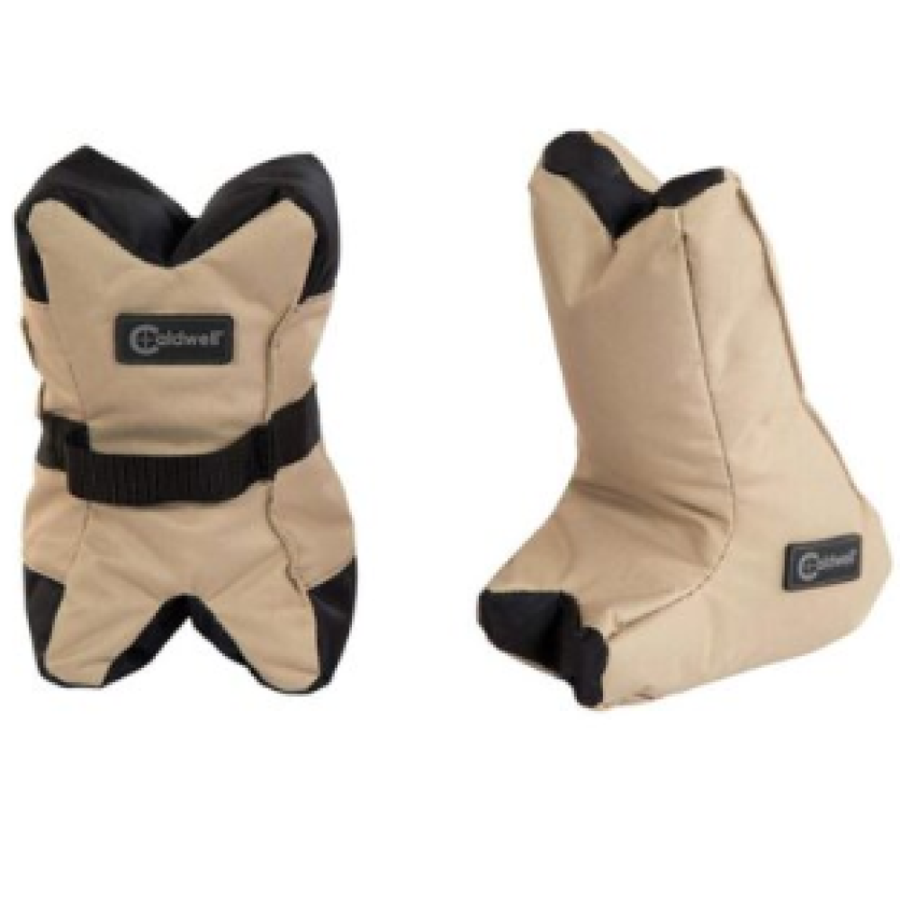 CALDWELL AR TACTICAL DEADSHOT COMBO — FRONT + REAR REST BAGS (FILLED) — AR-15/AR-10 MAG CLEARANCE — DUAL-CONFIG REAR BAG (M4 OR A2 STOCKS)