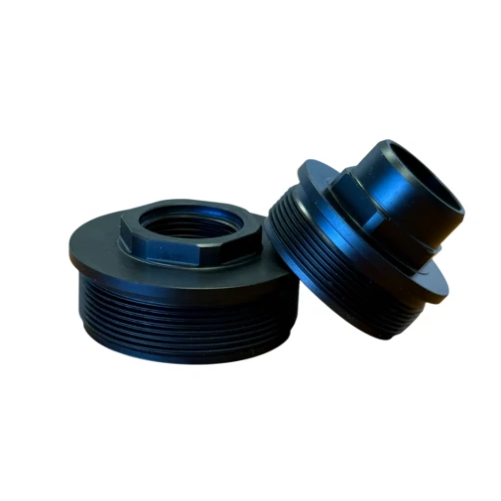 Resilient Suppressors Direct Thread Adapter-Titanium-Bravo-1/2x28