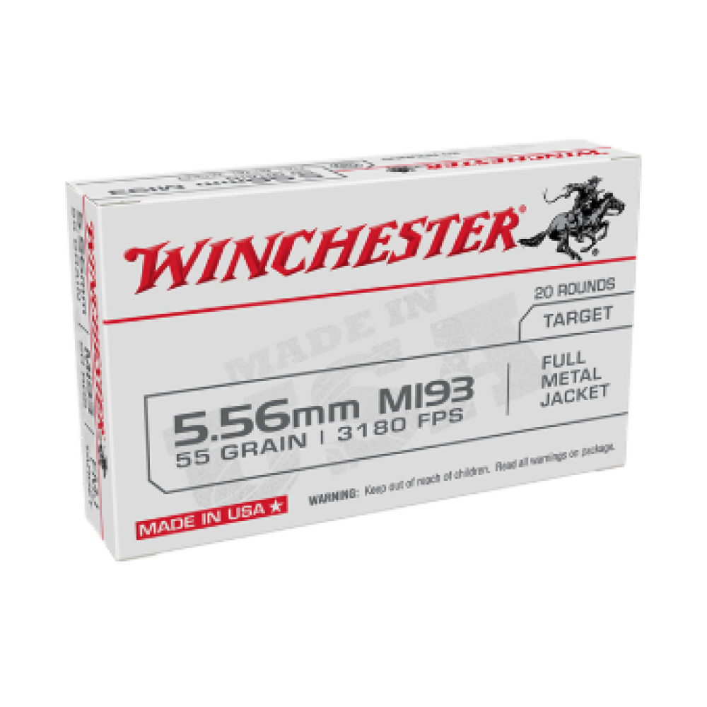 WIN LC 5.56MM M193 55GR FMJ 20/50