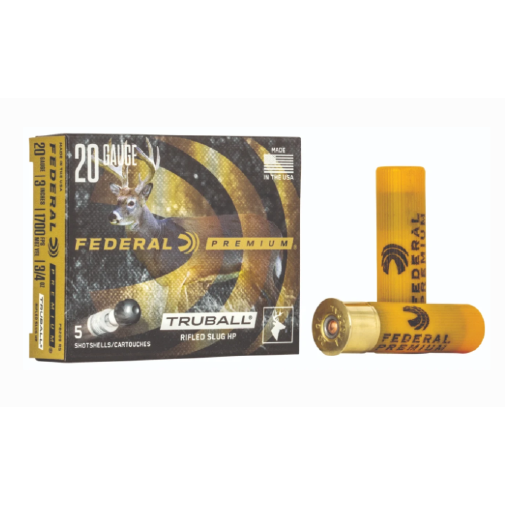Federal TruBall 20 Gauge 3'' HP Rifled Slug