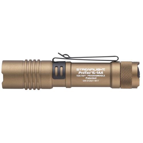Streamlight ProTac 1L Everyday Carry Flashlight  Coyote 40/150/350 Lumens White LED