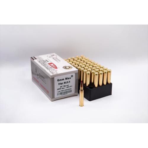 50 Rnd Box 6mm Max 90gr ELD-X