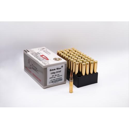 50 Rnd Box 6mm Max 105gr BTHP