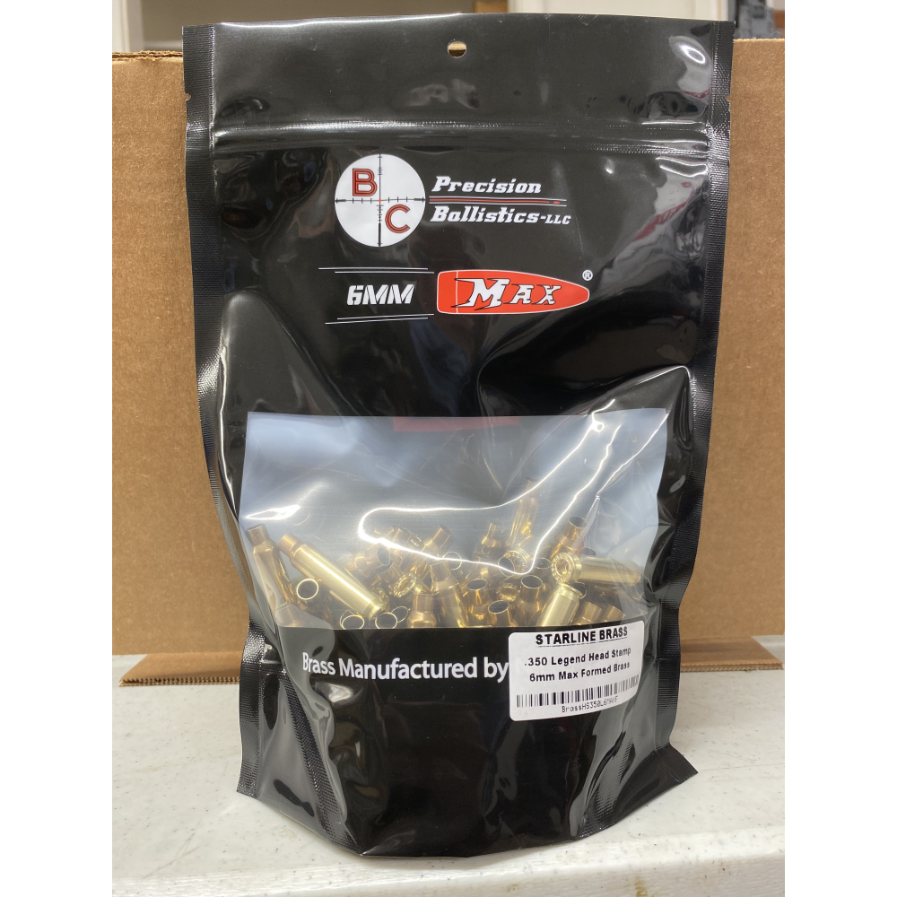 100 Ct -.350 Legend Headed - 6mm Max Brass Formed