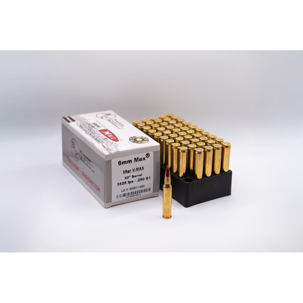 50 Rnd Box-6mm Max 58 gr V-MAX