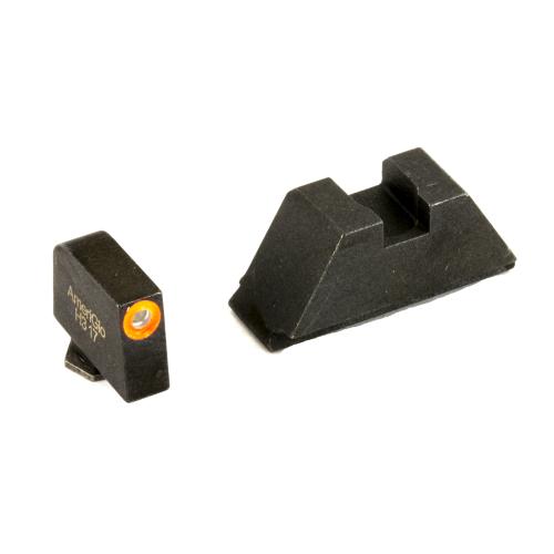 XL Height Sights - Black/Orange Fits Glock