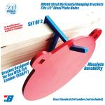 Horizontal AR500 Hook Set Of 2