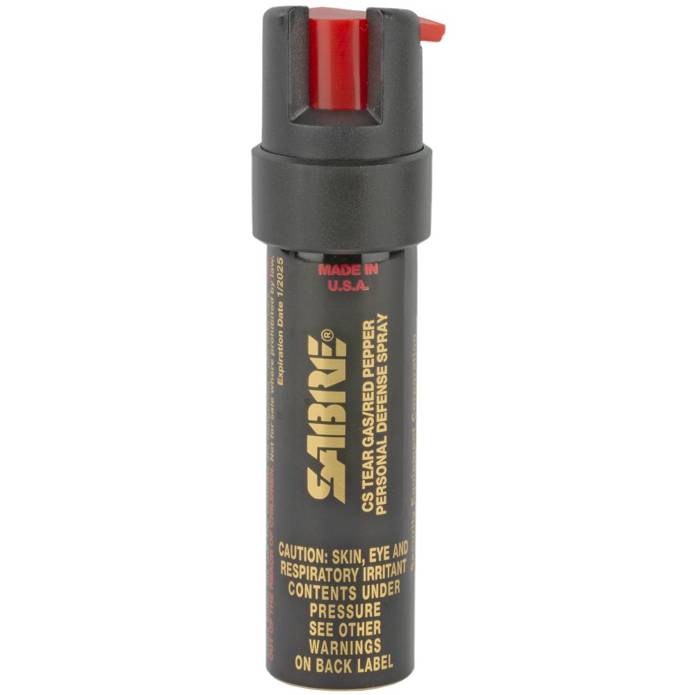 Sabre, Pepper Spray, .75oz, Red Pepper, CS Tear Gas & UV Dye