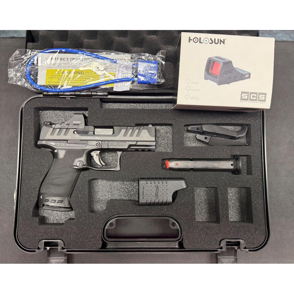 Walther PDP Compact 4" 9mm Holosun SCS Optic