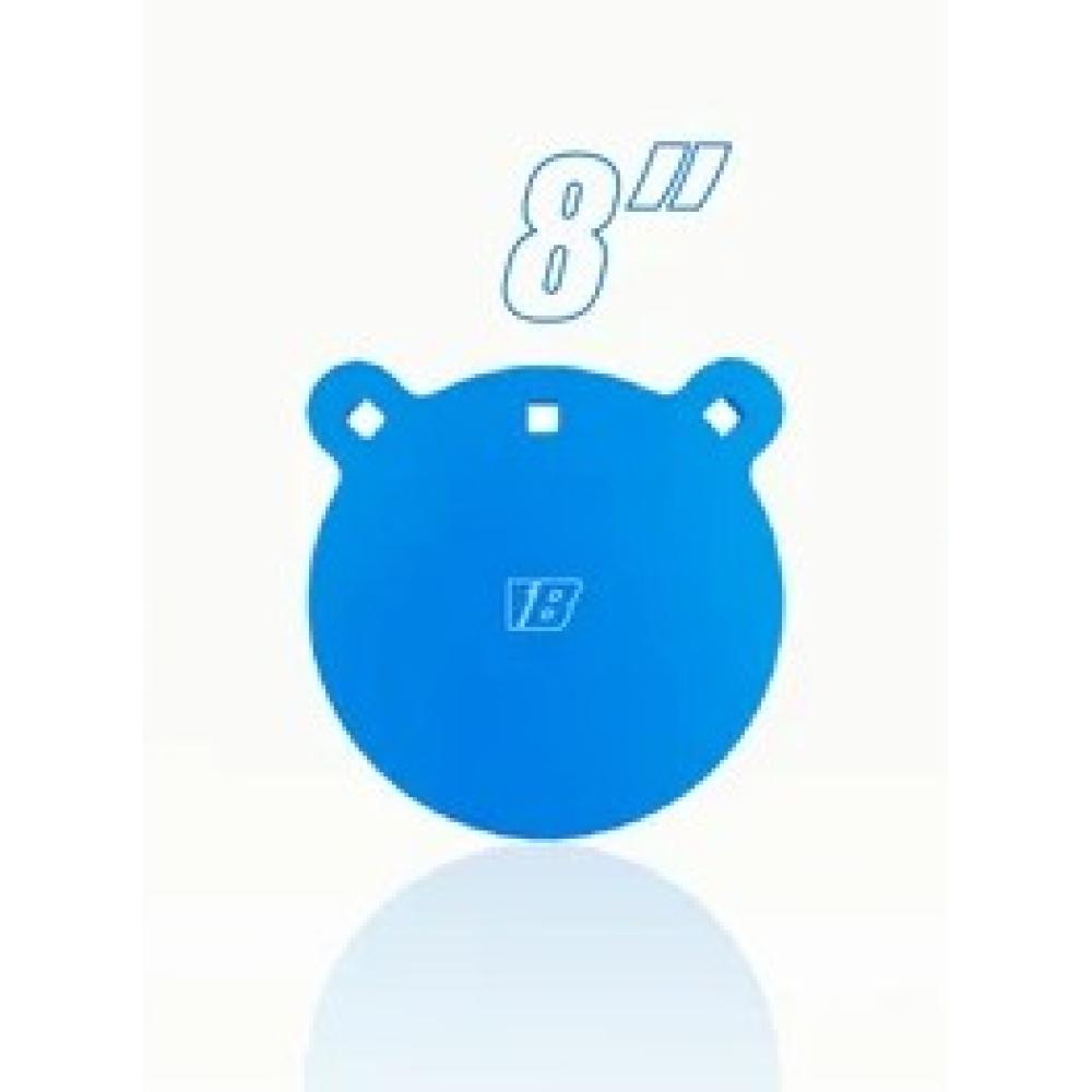 Round 8" Gong 1/2" AR500 - Blue
