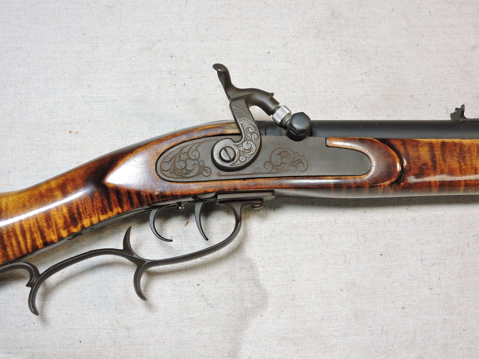 Kentucky Long Rifle .45 Cal. Black Powder Percussion Rifle - Black ...