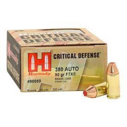 HORN CRITDEF 380 Auto 90gr FTX - 25 rds per box