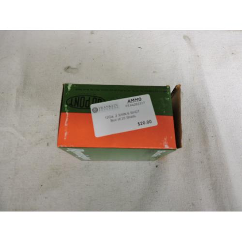 REMINGTON 12Ga. 2 3/4IN 6 SHOT         Box of 25 Shells