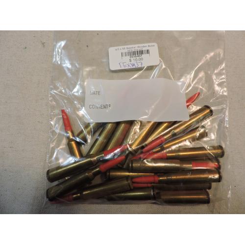 6.5 x 55 Swedish Wooden Bullet Blanks