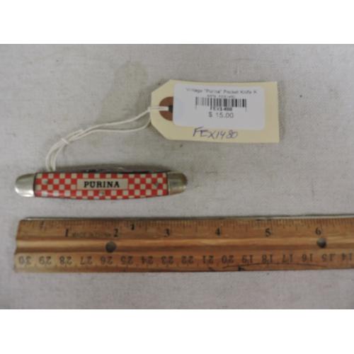Vintage "Purina" Pocket Knife Kutmaster