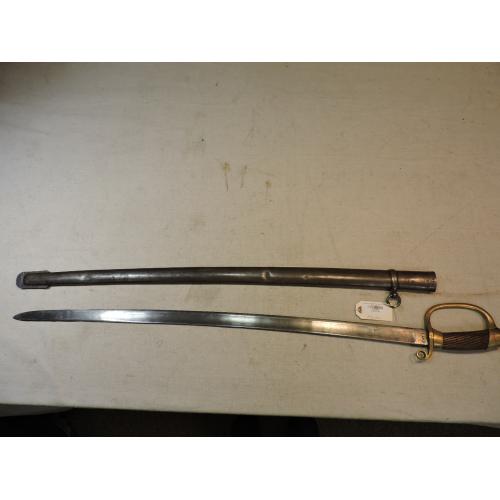 Antique Russian Shashka Dragoon Sword And Original Scabbard Dragoon