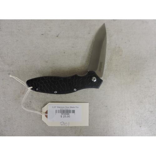 3.25" Stainless Steel Blade Pocket Knife | Kershaw RJ Tactical 3.0 1930