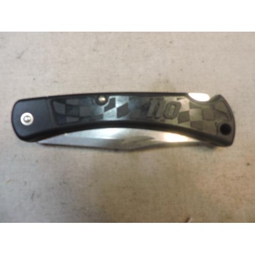 RARE BUCK 110 Black Folder collector Knife