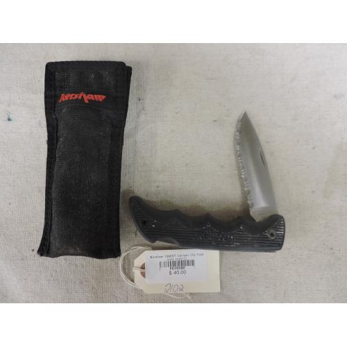 Kershaw 1066ST Canyon City Folding Knife Japan W/Sheath