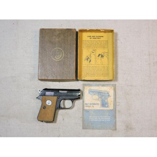 1971 Colt Junior .25acp Semi-Auto Pistol in Original Box
